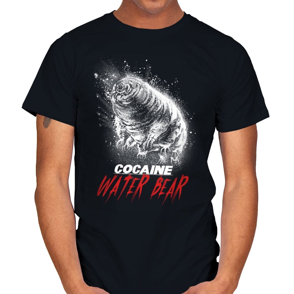 Cocaine Water Bear - Mens T-Shirts RIPT Apparel Small / Black