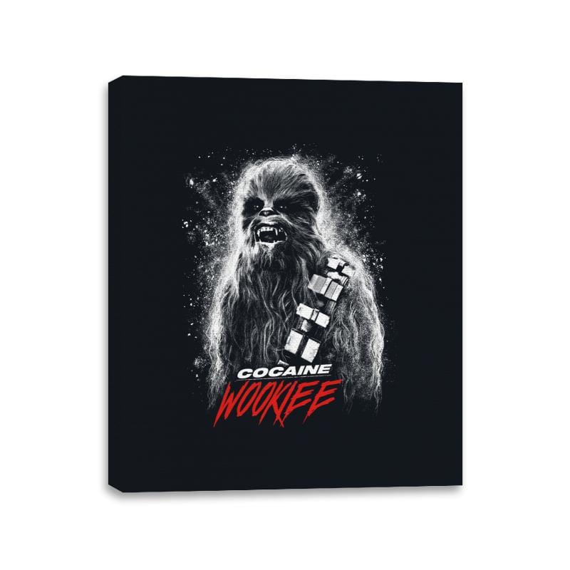 Cocaine Wookiee - Best Seller - Canvas Wraps Canvas Wraps RIPT Apparel 11x14 / Black