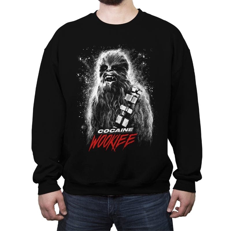 Cocaine Wookiee - Best Seller - Crew Neck Sweatshirt Crew Neck Sweatshirt RIPT Apparel Small / Black