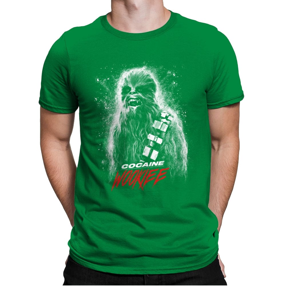 Cocaine Wookiee - Best Seller - Mens Premium T-Shirts RIPT Apparel Small / Kelly