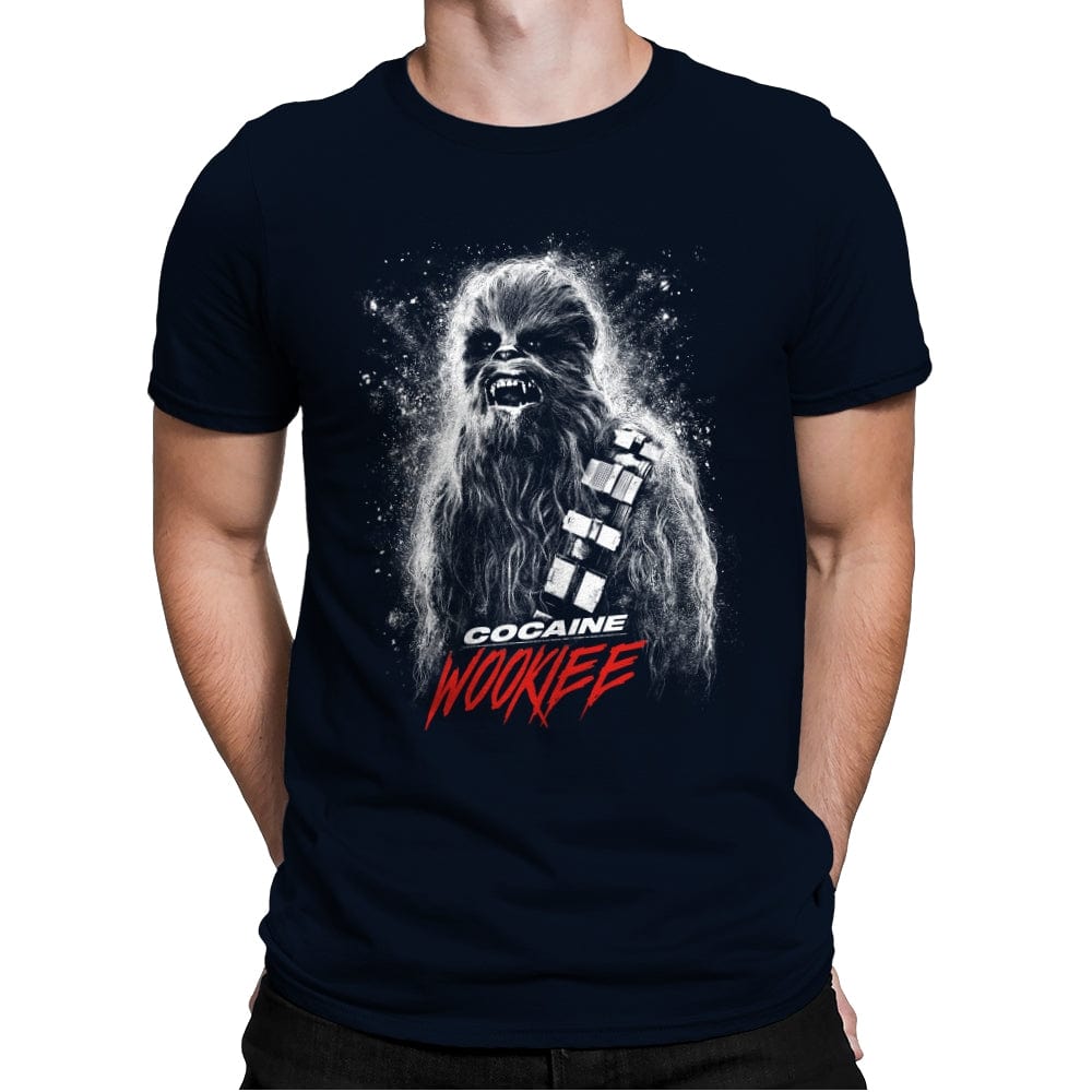 Cocaine Wookiee - Best Seller - Mens Premium T-Shirts RIPT Apparel Small / Midnight Navy