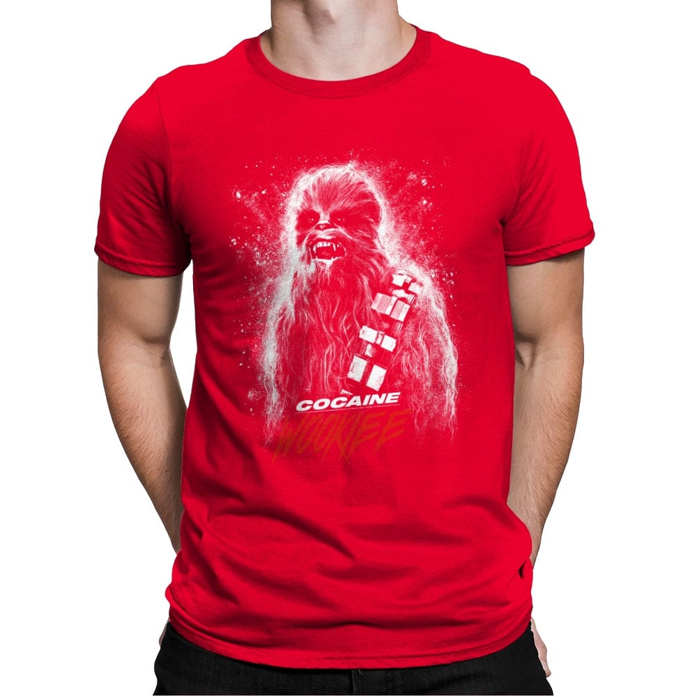 Cocaine Wookiee - Best Seller - Mens Premium T-Shirts RIPT Apparel Small / Red