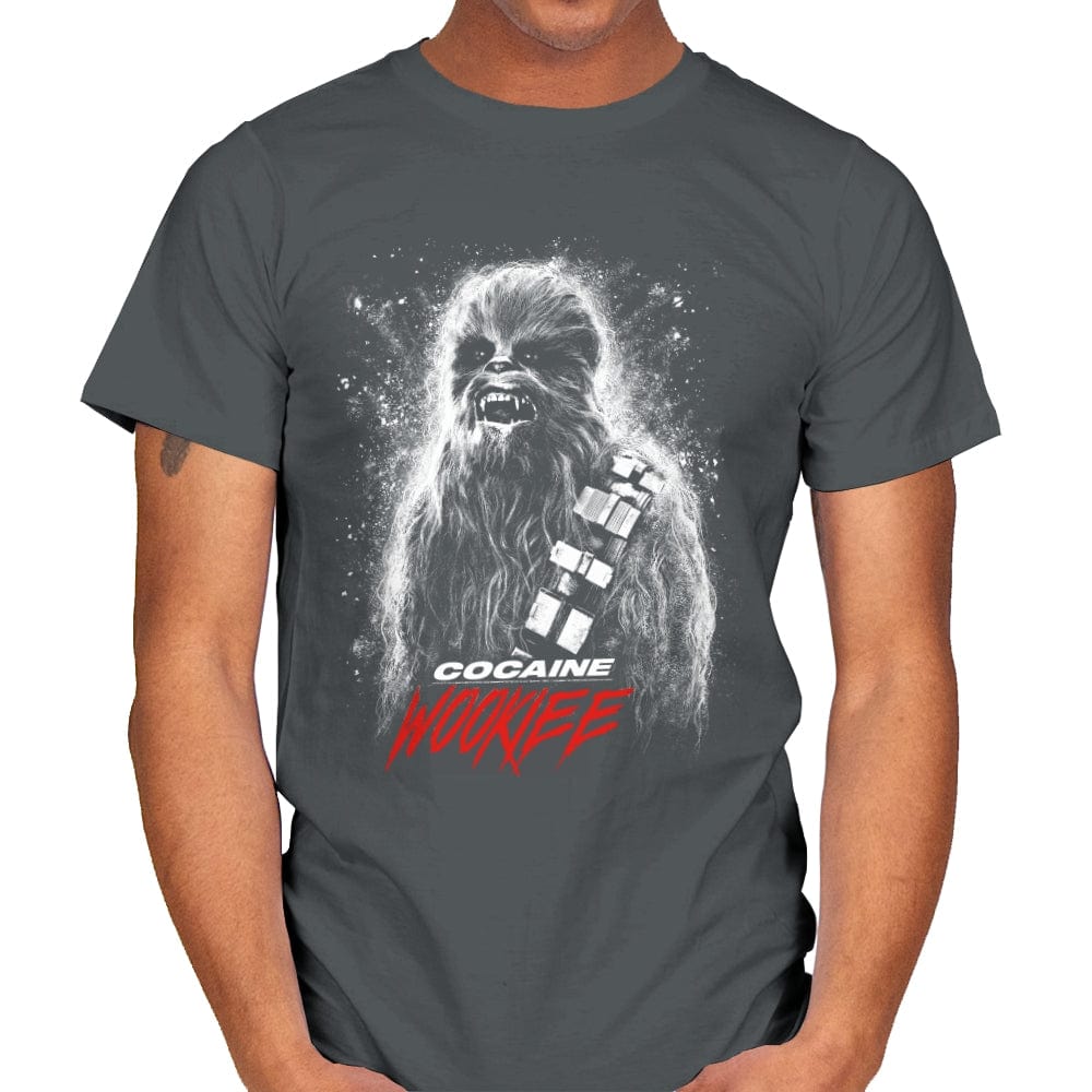 Cocaine Wookiee - Best Seller - Mens T-Shirts RIPT Apparel Small / Charcoal