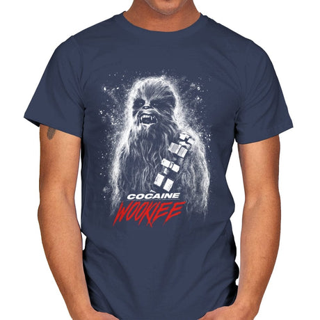 Cocaine Wookiee - Best Seller - Mens T-Shirts RIPT Apparel Small / Navy