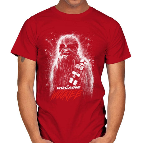 Cocaine Wookiee - Best Seller - Mens T-Shirts RIPT Apparel Small / Red