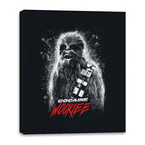 Cocaine Wookiee - Canvas Wraps Canvas Wraps RIPT Apparel 16x20 / Black
