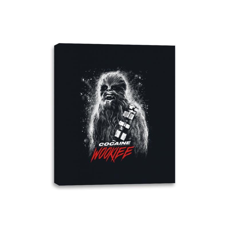 Cocaine Wookiee - Canvas Wraps Canvas Wraps RIPT Apparel 8x10 / Black