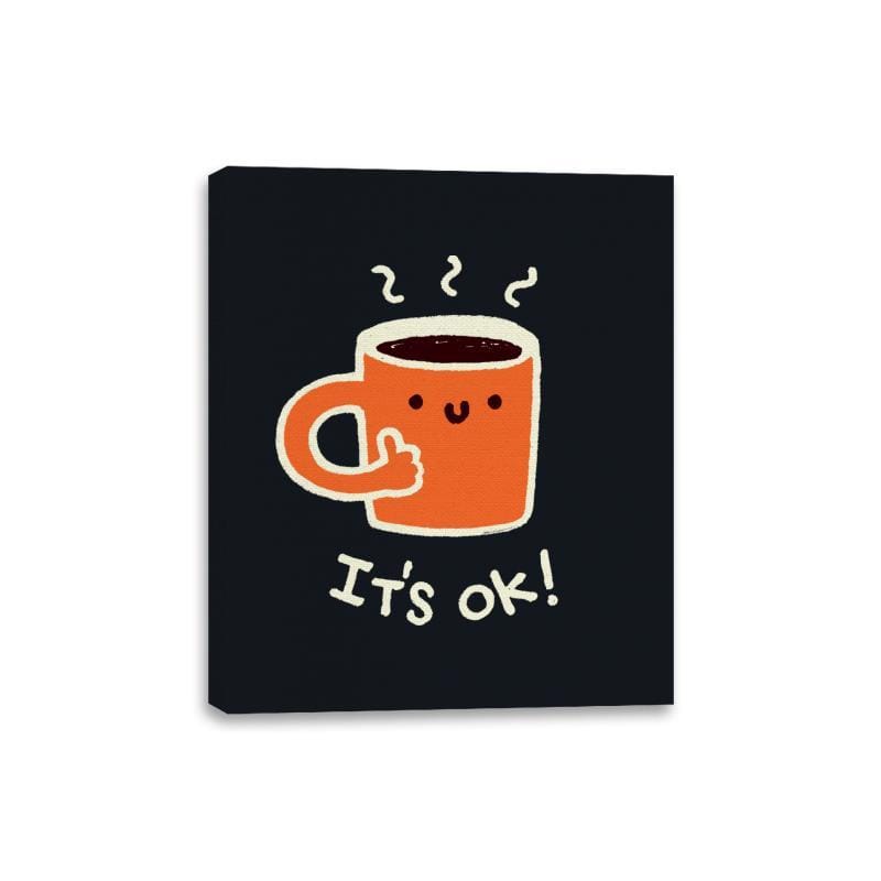 Coffedence - Canvas Wraps Canvas Wraps RIPT Apparel 8x10 / Black