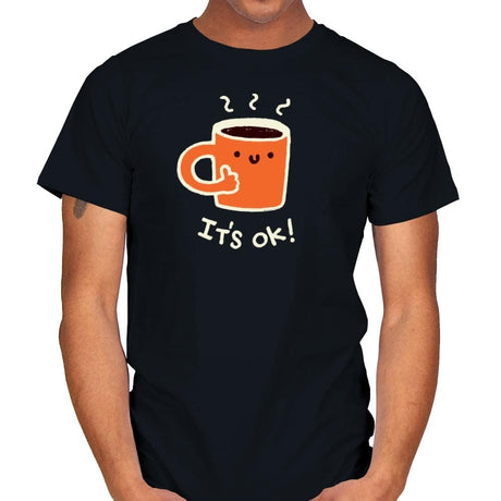 Coffedence - Mens T-Shirts RIPT Apparel Small / Black