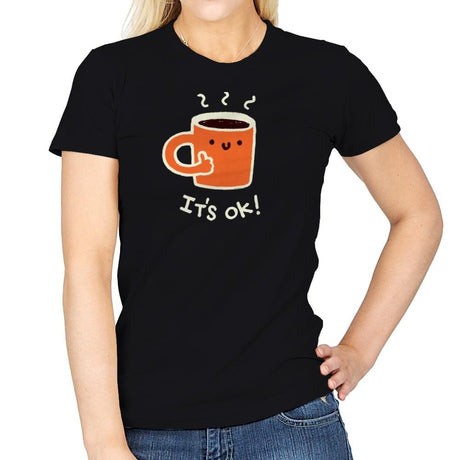 Coffedence - Womens T-Shirts RIPT Apparel Small / Black