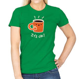 Coffedence - Womens T-Shirts RIPT Apparel Small / Irish Green
