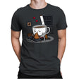 Coffee and Cigarette! - Mens Premium T-Shirts RIPT Apparel Small / Heavy Metal