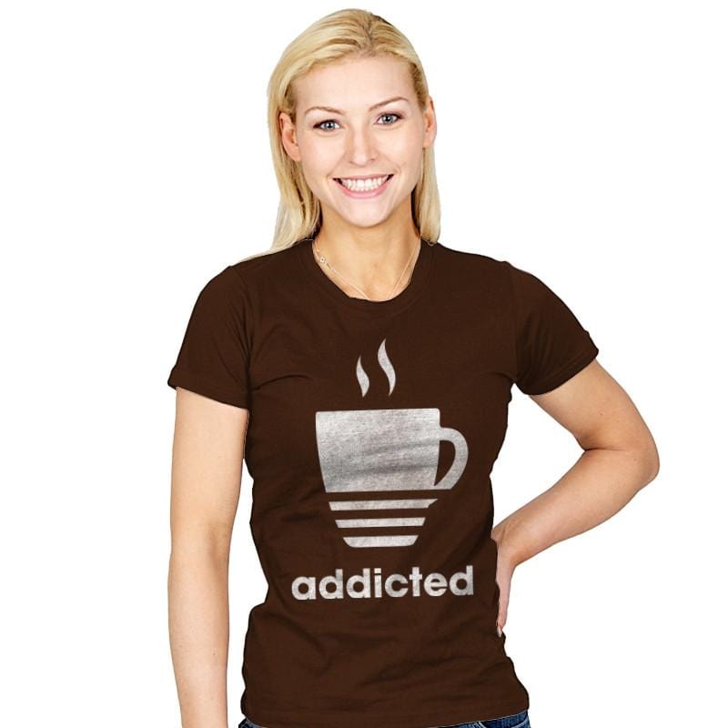Coffee Classic - Womens T-Shirts RIPT Apparel Small / Brown