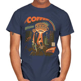 Coffee Invasion - Mens T-Shirts RIPT Apparel Small / Navy