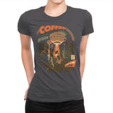 Coffee Invasion - Womens Premium T-Shirts RIPT Apparel Small / Heavy Metal