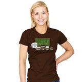 Coffee Lessons - Womens T-Shirts RIPT Apparel Small / Brown