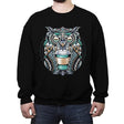 Coffee Spirit - Crew Neck Sweatshirt Crew Neck Sweatshirt RIPT Apparel Small / Black