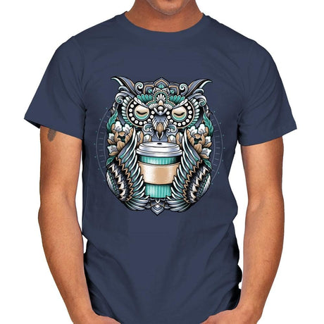 Coffee Spirit - Mens T-Shirts RIPT Apparel Small / Navy