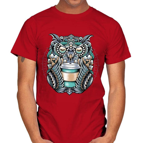 Coffee Spirit - Mens T-Shirts RIPT Apparel Small / Red