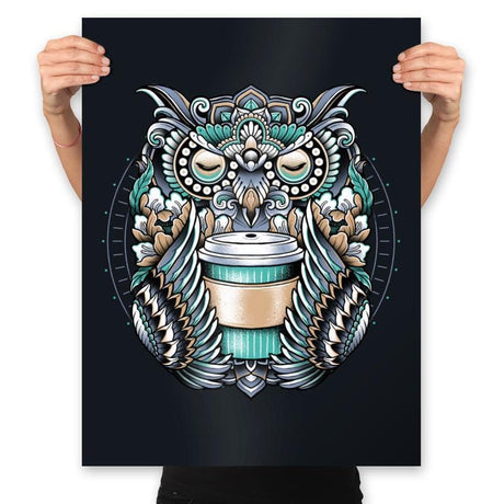 Coffee Spirit - Prints Posters RIPT Apparel 18x24 / Black