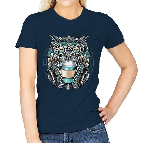 Coffee Spirit - Womens T-Shirts RIPT Apparel Small / Navy