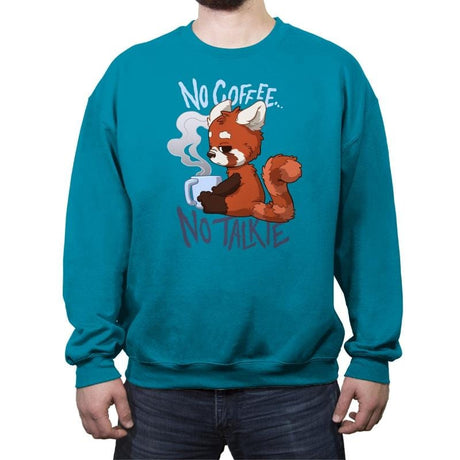 Coffee Talk - Crew Neck Sweatshirt Crew Neck Sweatshirt RIPT Apparel Small / Antique Sapphire