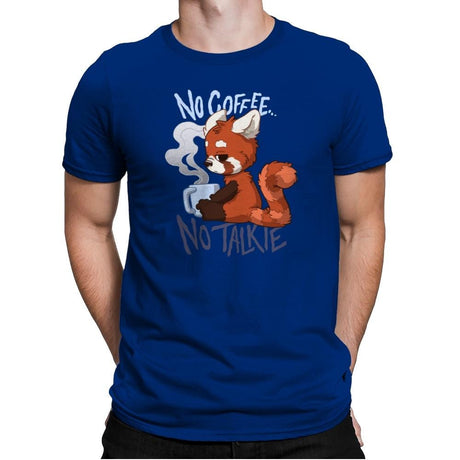 Coffee Talk - Mens Premium T-Shirts RIPT Apparel Small / Royal