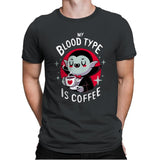 Coffee Vampire - Mens Premium T-Shirts RIPT Apparel Small / Heavy Metal
