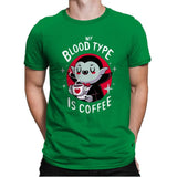 Coffee Vampire - Mens Premium T-Shirts RIPT Apparel Small / Kelly
