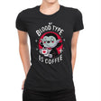 Coffee Vampire - Womens Premium T-Shirts RIPT Apparel Small / Black