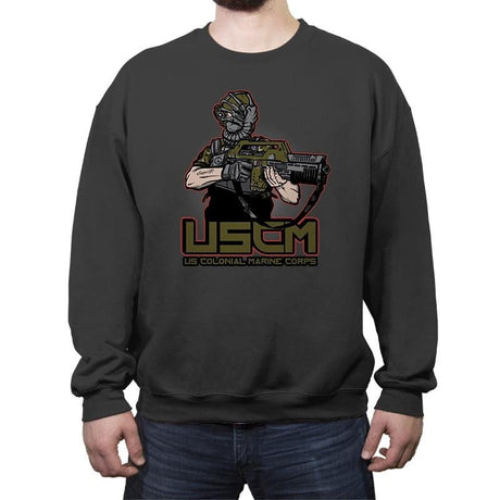 Colonial Facehugger - Crew Neck Sweatshirt Crew Neck Sweatshirt RIPT Apparel