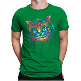 Colorful Cat - Mens Premium T-Shirts RIPT Apparel Small / Kelly