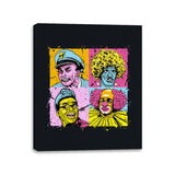 Colorful Characters - Best Seller - Canvas Wraps Canvas Wraps RIPT Apparel 11x14 / Black