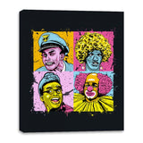 Colorful Characters - Best Seller - Canvas Wraps Canvas Wraps RIPT Apparel 16x20 / Black