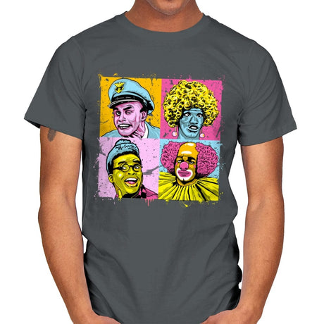 Colorful Characters - Best Seller - Mens T-Shirts RIPT Apparel Small / Charcoal