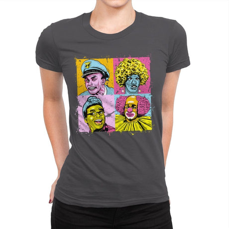 Colorful Characters - Best Seller - Womens Premium T-Shirts RIPT Apparel Small / Heavy Metal