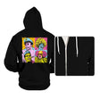 Colorful Characters - Hoodies Hoodies RIPT Apparel Small / Black