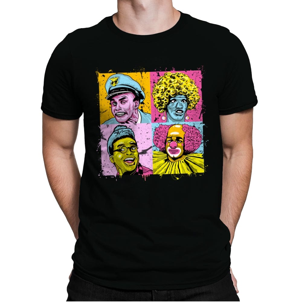Colorful Characters - Mens Premium T-Shirts RIPT Apparel Small / Black