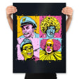Colorful Characters - Prints Posters RIPT Apparel 18x24 / Black