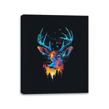 Colorful Deer - Canvas Wraps Canvas Wraps RIPT Apparel 11x14 / Black