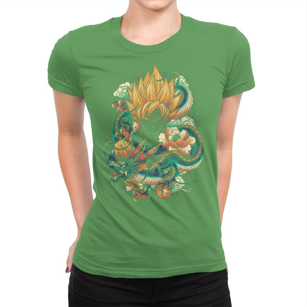 Colorful Dragon - Best Seller - Womens Premium T-Shirts RIPT Apparel Small / Kelly