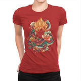 Colorful Dragon - Best Seller - Womens Premium T-Shirts RIPT Apparel Small / Red