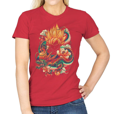 Colorful Dragon - Best Seller - Womens T-Shirts RIPT Apparel Small / Red