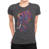 Colorful Elephant - Womens Premium T-Shirts RIPT Apparel Small / Heavy Metal