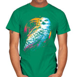 Colorful Owl - Mens T-Shirts RIPT Apparel Small / Kelly