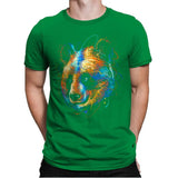Colorful Panda - Mens Premium T-Shirts RIPT Apparel Small / Kelly