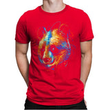 Colorful Panda - Mens Premium T-Shirts RIPT Apparel Small / Red