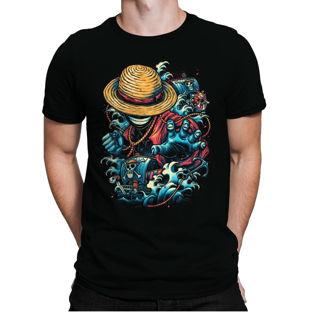 Colorful Pirate - Mens Premium T-Shirts RIPT Apparel Small / Black
