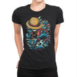Colorful Pirate - Womens Premium T-Shirts RIPT Apparel Small / Black