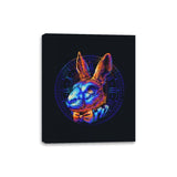 Colorful Rabbit - Canvas Wraps Canvas Wraps RIPT Apparel 8x10 / Black